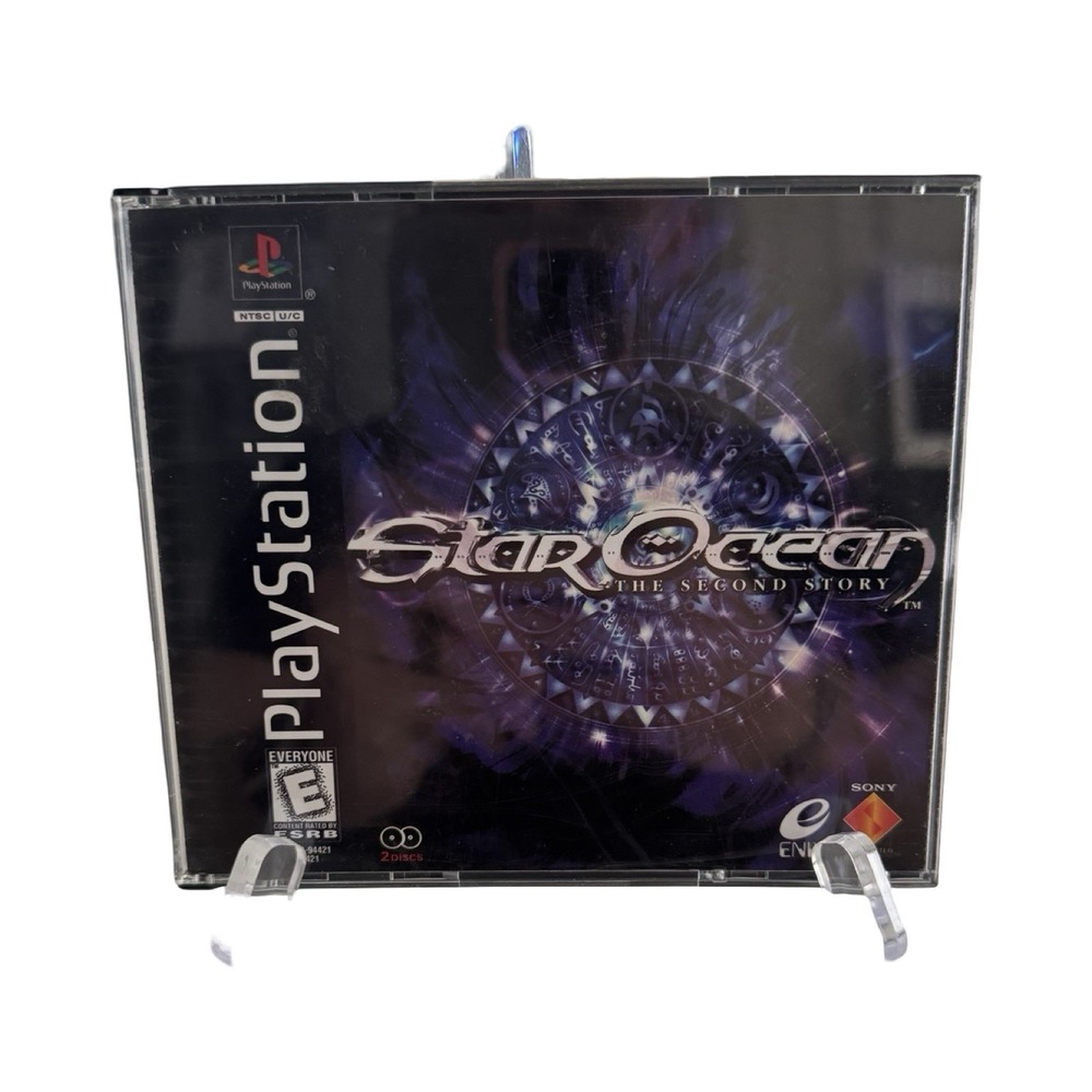 Star Ocean The Second Story Sony PlayStation 1 PS1 1999 Enix 2-Disc Set SLUS CIB